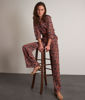 Picture of LOANA ROSEWOOD PRINTED BLOUSE